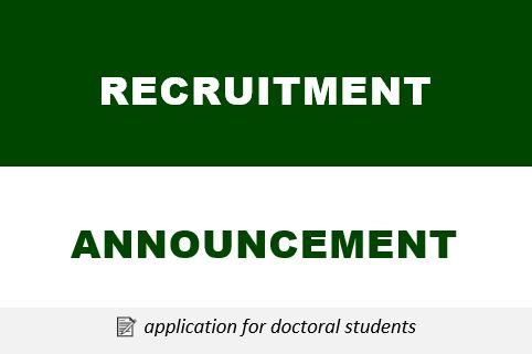 Recruitment Announcement for Doctoral Students